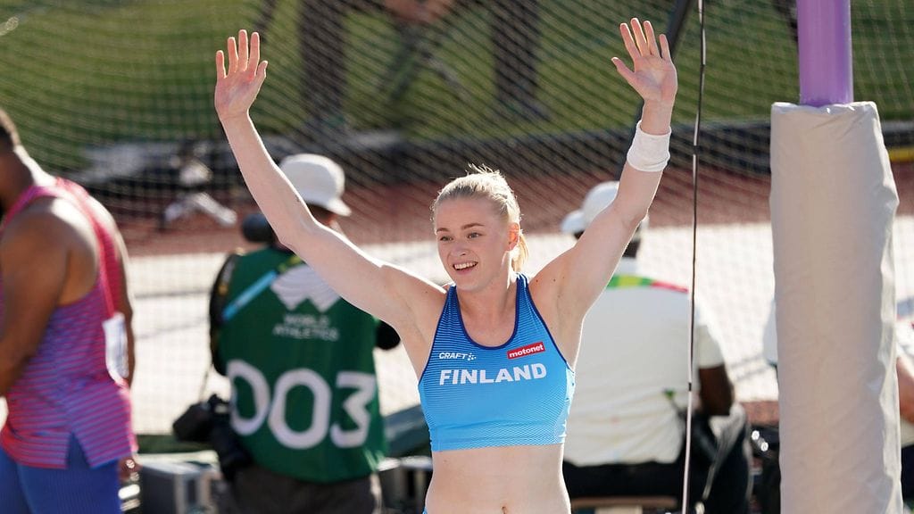 Wilma Murto oli MM-kisojen seiväsfinaalissa kuudes.