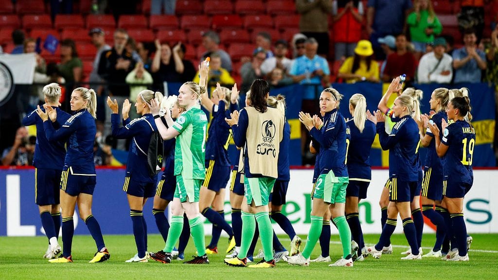 Ruotsi eteni jalkapallon EM-kisoissa puolivälieriin.