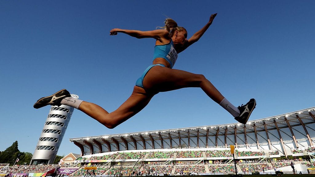 Kristiina Mäkelä loikki Eugenessa loikkafinaalin sijalle yhdeksän.