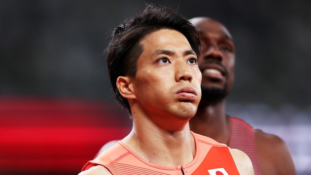 Yuki Koike joutuu sivuun 200 metrin kisasta.