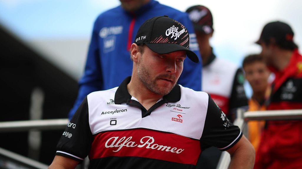 Valtteri Bottas huilaa Ranskan GP:n avausharjoitukset.