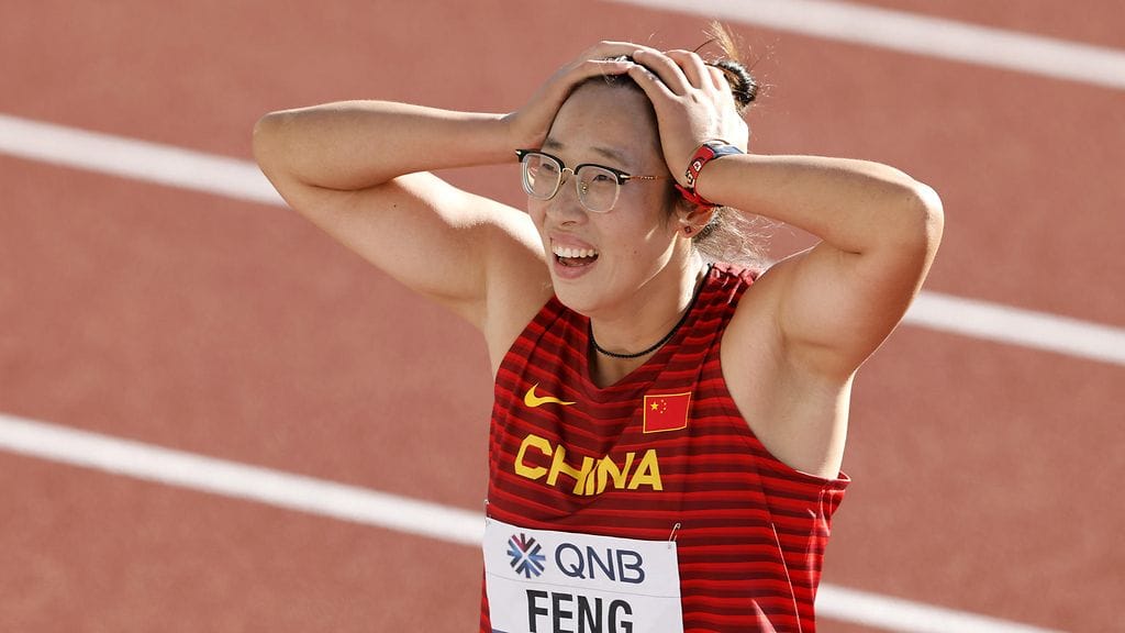 Bin Feng nappasi yllätyskultaa yleisurheilun MM-kisoissa.