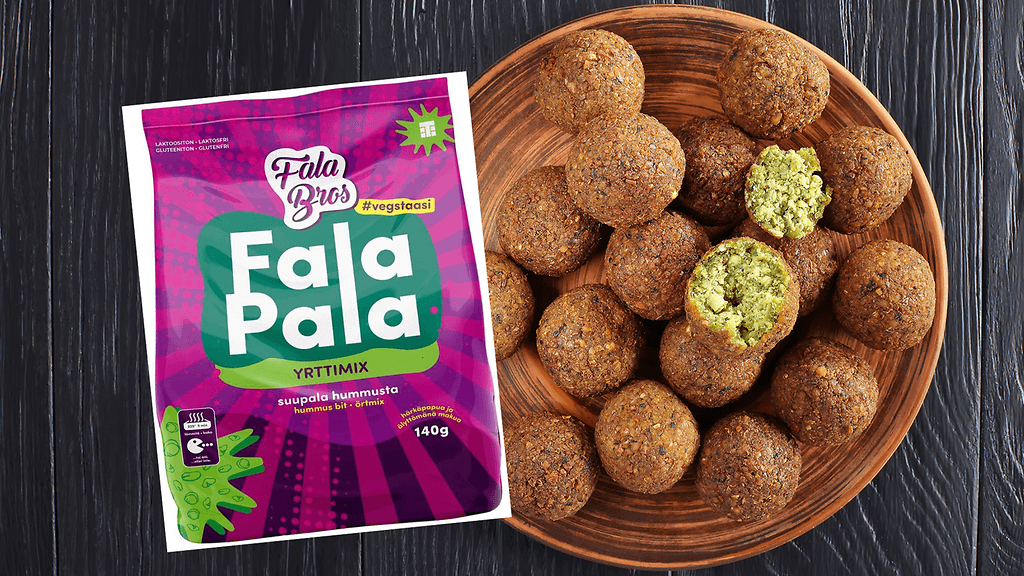 Falapalat saattavat tuotemerkinnöistä huolimatta sisältää hieman gluteenia.