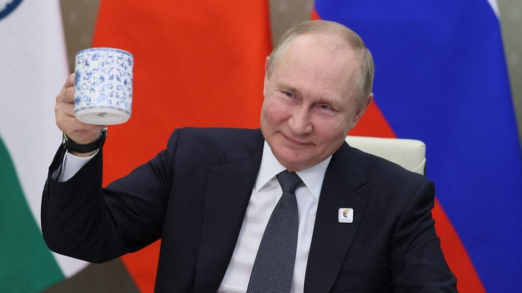 Venäjän presidentti Vladimir Putin kesäkuussa.