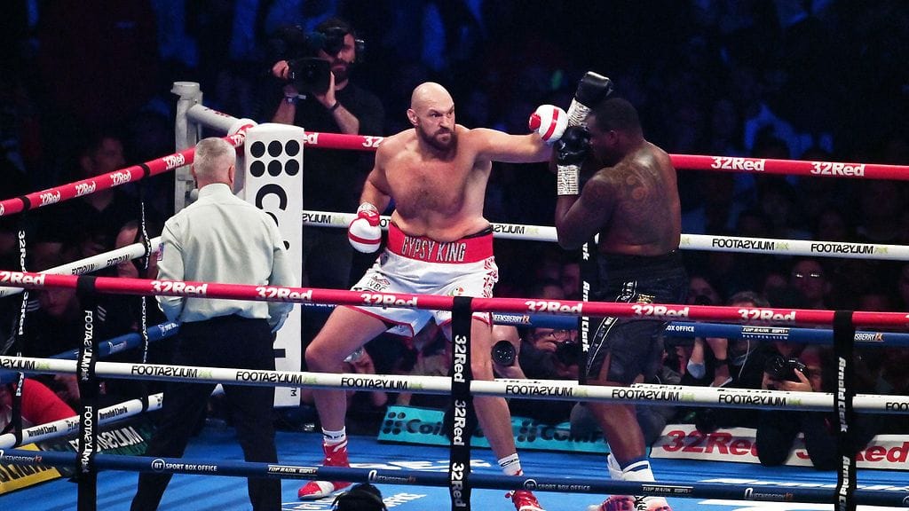 Tyson Fury tyrmäsi huhtikuussa Dillian Whyten.