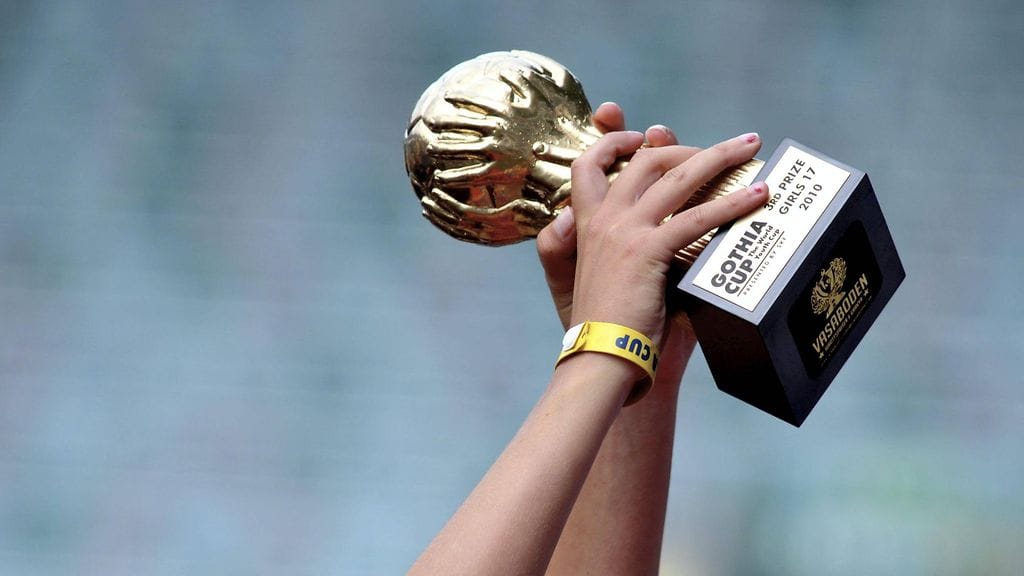 Ruotsissa järjestettävä Gothia Cup on maailman suurin juniorijalkapalloturnaus. Kuvituskuva.