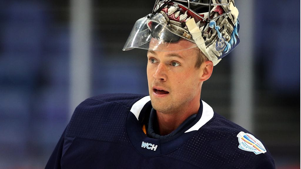 Pekka Rinne nähtiin Leijonien maalilla esimerkiksi syksyn 2016 World Cupissa. Nyt hän siirtää tietouttaan Nuorten Leijonien maalivahdeille.