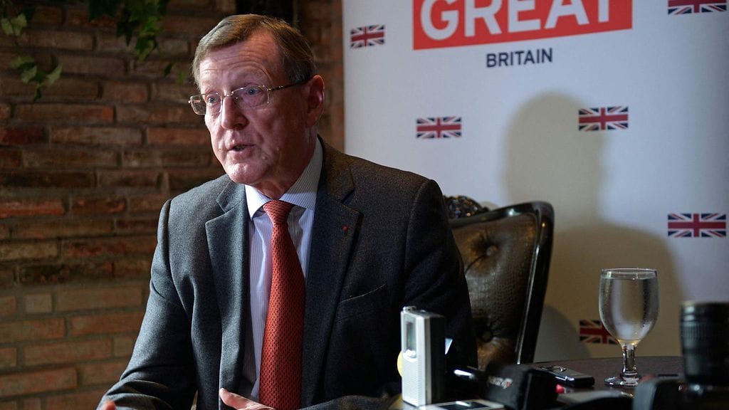 David Trimble oli kuollessaan 77-vuotias.