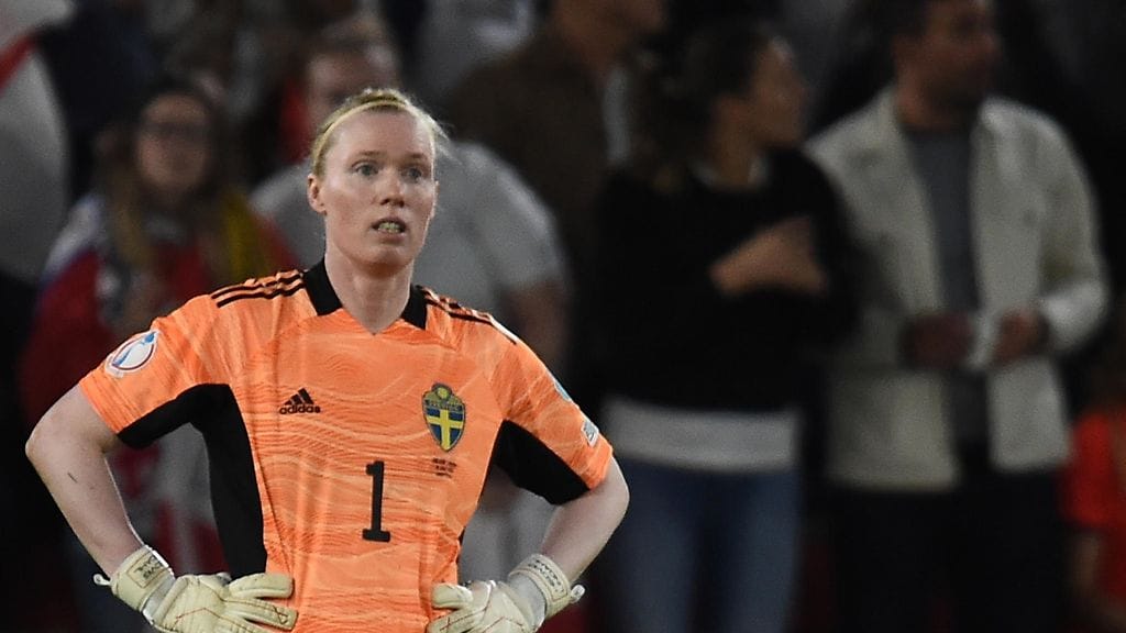 Hedvig Lindahlilla ei ollut paras päivä välierässä Englantia vastaan.