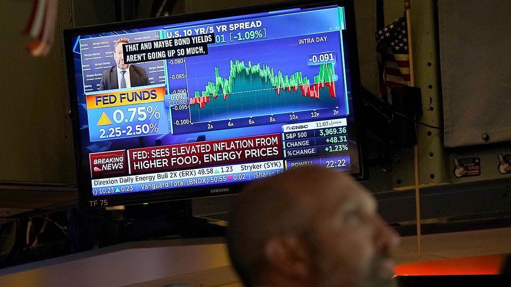 New Yorkin pörssissä seurattiin ohjauskorkojen nousua.