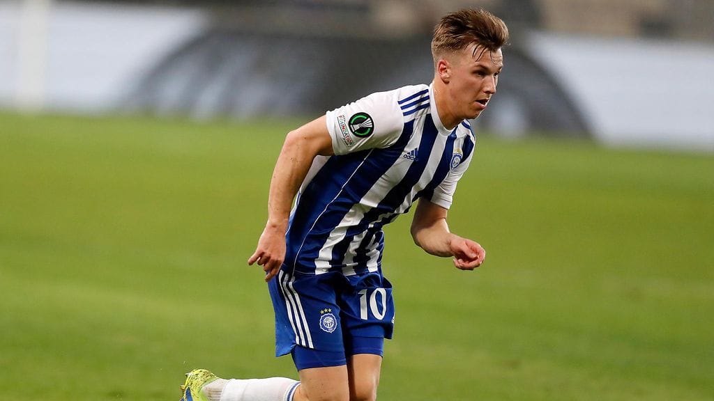 Lucas Lingman vahvistaa HJK:ta loppukauden ajan.