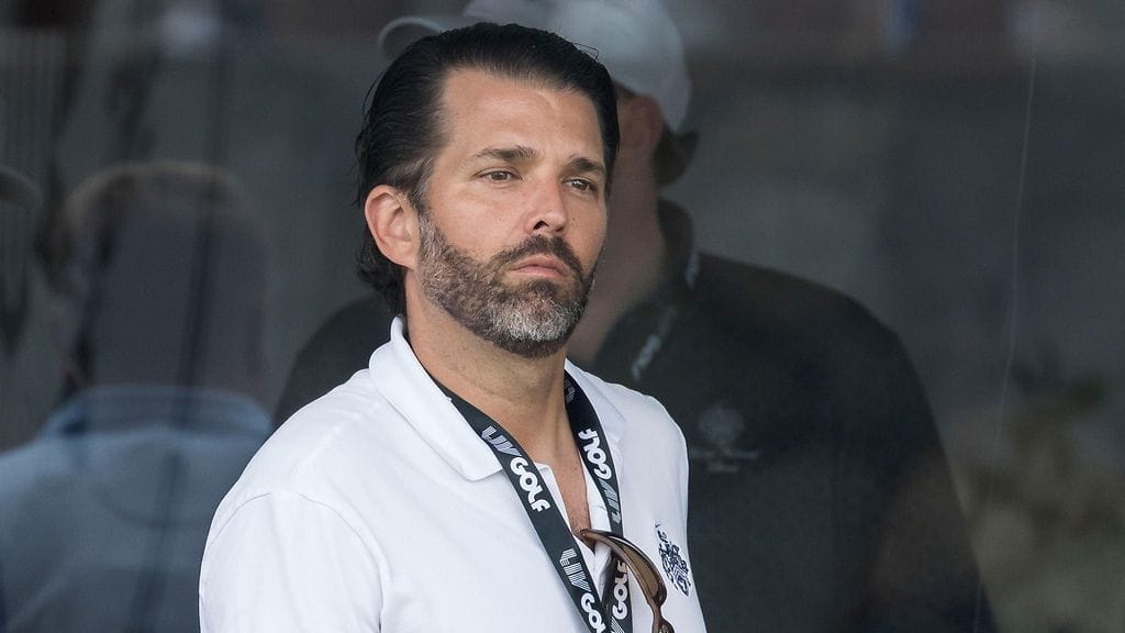 Donald Trump junior oli paikan päällä seuraamassa turnausta muun Trumpin perheen kanssa.