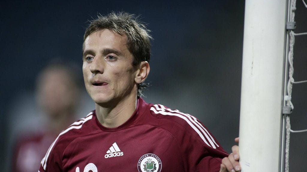 Andrejs Rubins pelasi Latvian maajoukkueessa 117 ottelua.