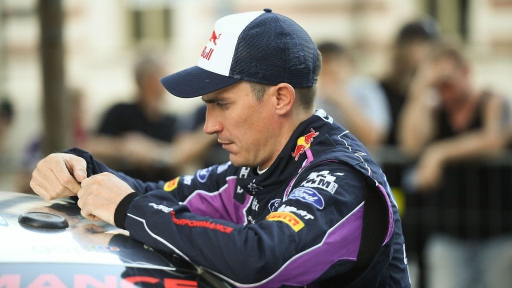 Craig Breen rikkoi autonsa Rapsulan erikoiskokeella lauantaiaamuna.