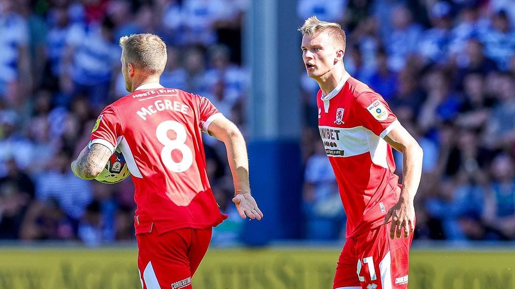 Marcus Forss nimettiin ensi kertaa Middlesbrough'n avaukseen ja iski heti maalin.