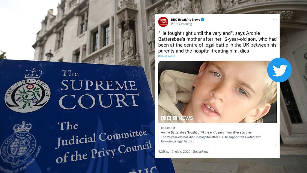 Britanniassa surraan kuollutta pientä poikaa.