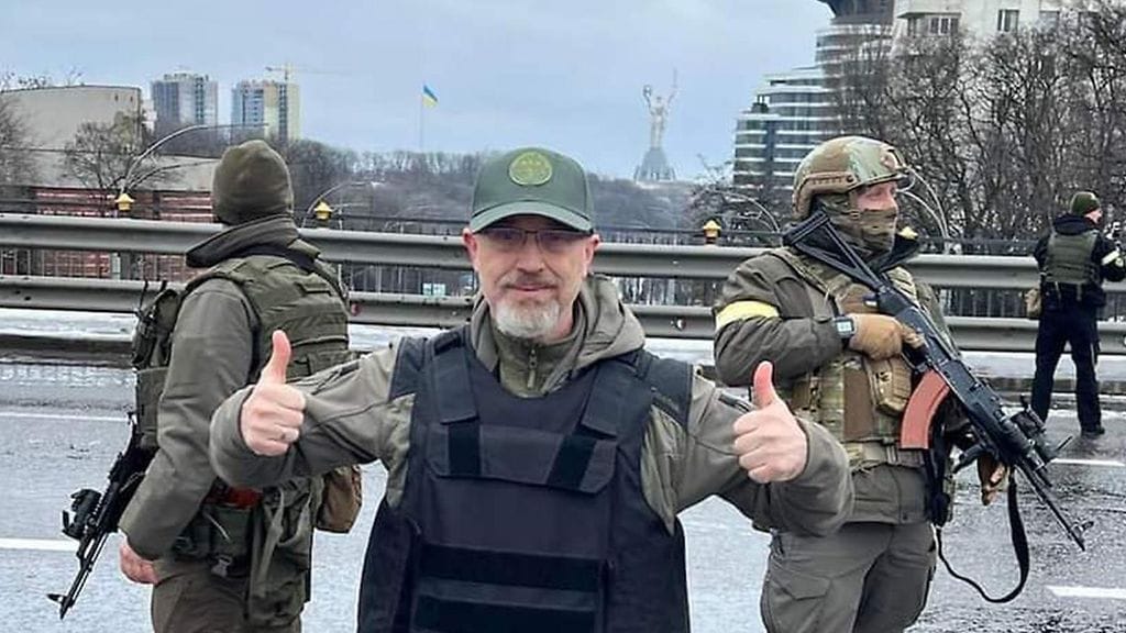 Ukrainan puolustusministeri Oleksii Reznikov maaliskuussa.