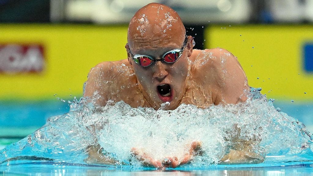 Matti Mattsson MM-kisoissa Budapestissä viime kesäkuussa.