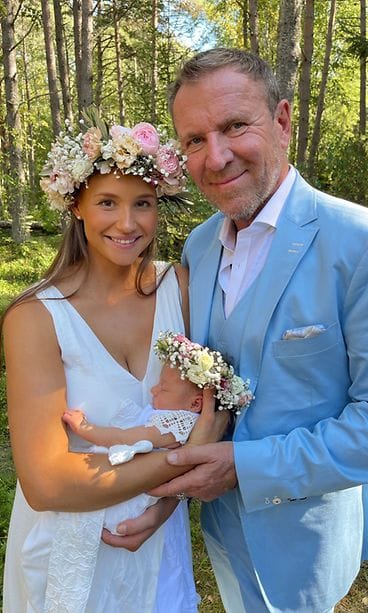 Renny ja Johanna Harlin ristiäiskuva