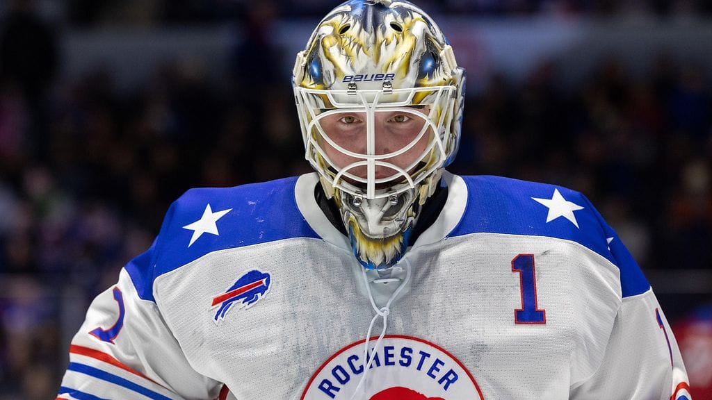 Ukko-Pekka Luukkonen pelasi viime kaudella AHL:ssä.