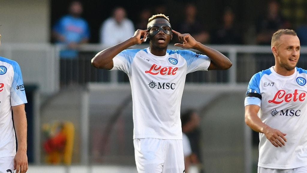 Osimhen teki ottelussa joukkueensa toisen maalin.