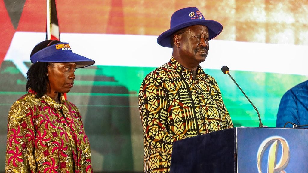 Eilisissä Kenian presidentinvaaleissa hävinnyt Raila Odinga pyrki jo viidettä kertaa maan presidentiksi. Maan presidentiksi valittiin varapresidentti William Ruto.