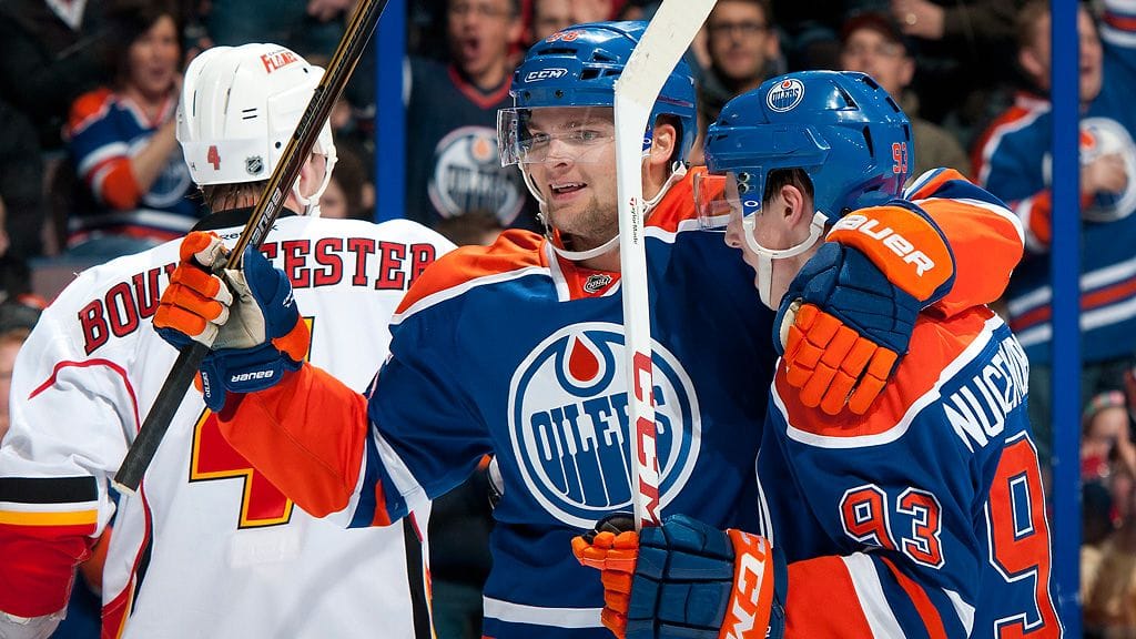 Teemu Hartikainen ja Ryan Nugent-Hopkins