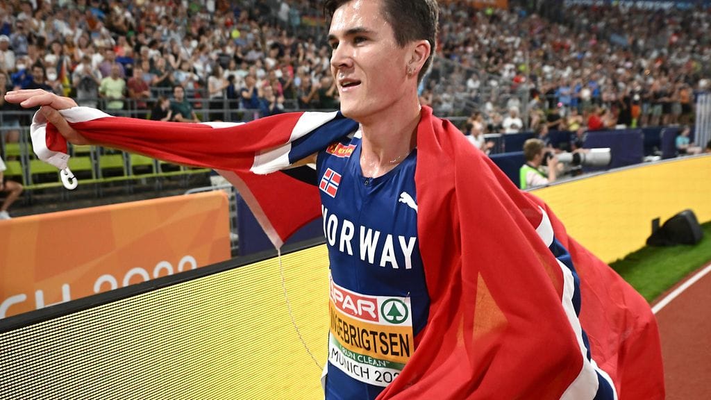 Jakob Ingebrigtsen on Münchenin EM-kisojen tuplamestari.