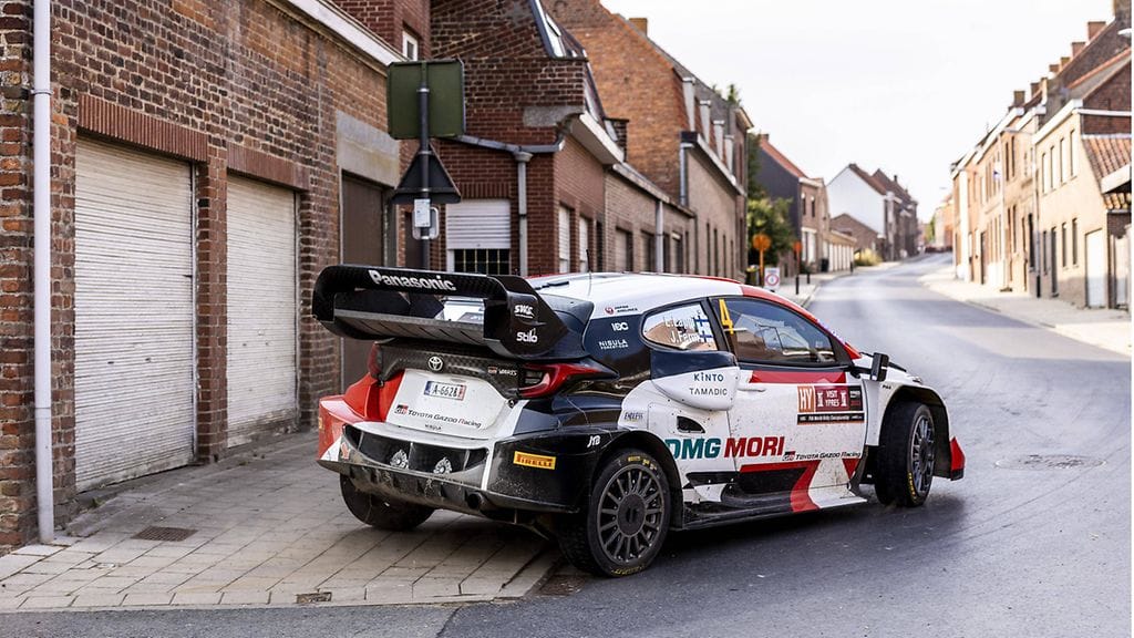 Esapekka Lappi Belgian MM-rallissa.