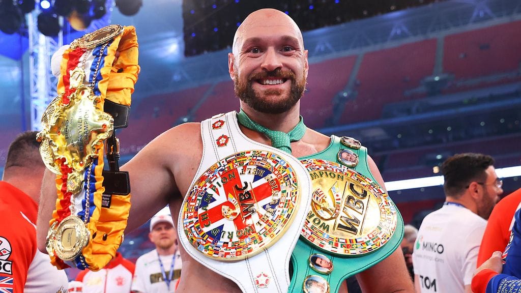 Tyson Fury on WBC-liiton maailmanmestari.