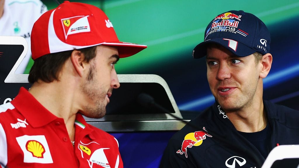 Fernando Alonso ja Sebastian Vettel