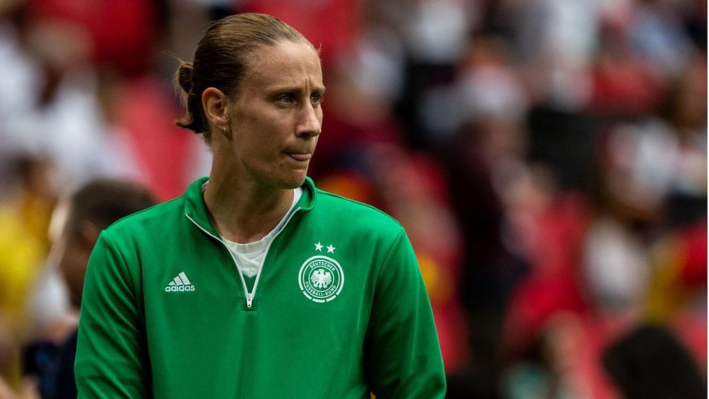 Ann-Katrin Berger kuului EM-hopeaa saavuttaneeseen Saksan maajoukkueeseen.