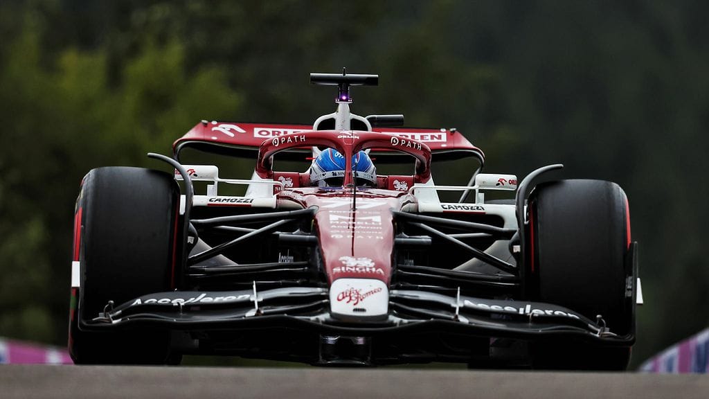 Valtteri Bottaksen ajopäivä jäi torsoksi Belgian Spassa.