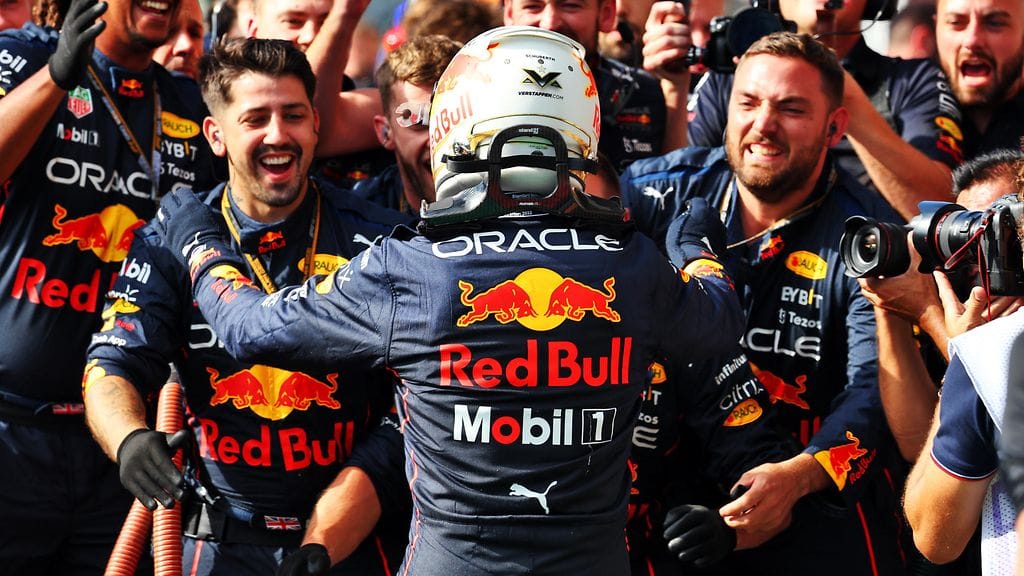 Max Verstappenilla ja Red Bullilla oli Belgiassa syytä juhlaan.