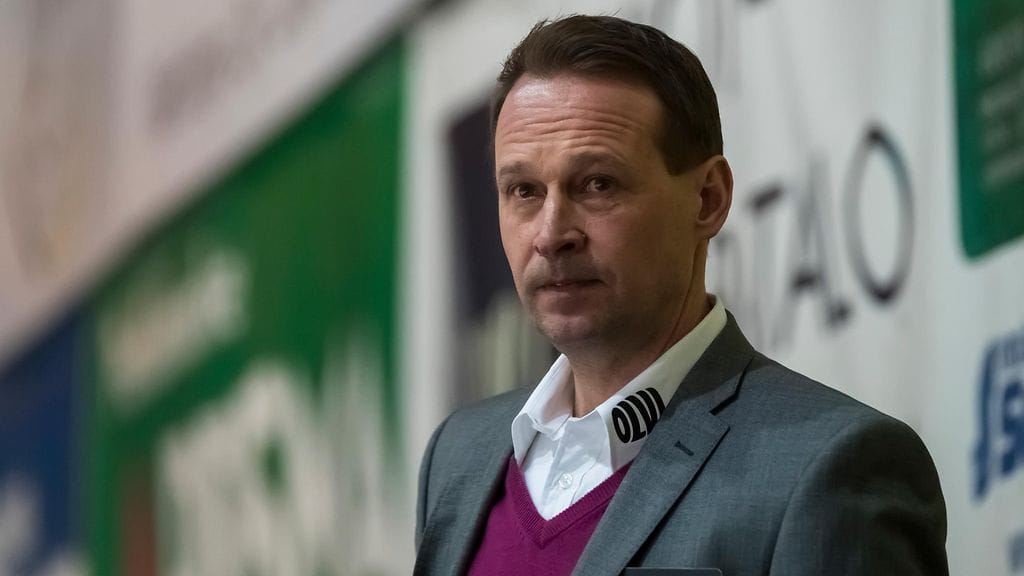 Jarmo Myllys SaPKon vaihtoaitiossa maaliskuussa 2018.