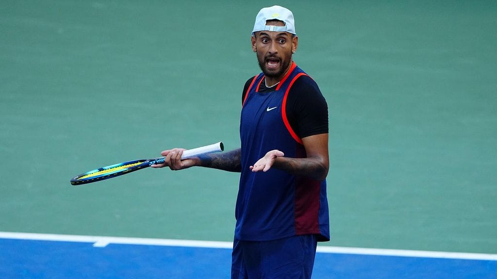 Nick Kyrgios haistoi häiritsevän hajun kesken US Openin ottelunsa.