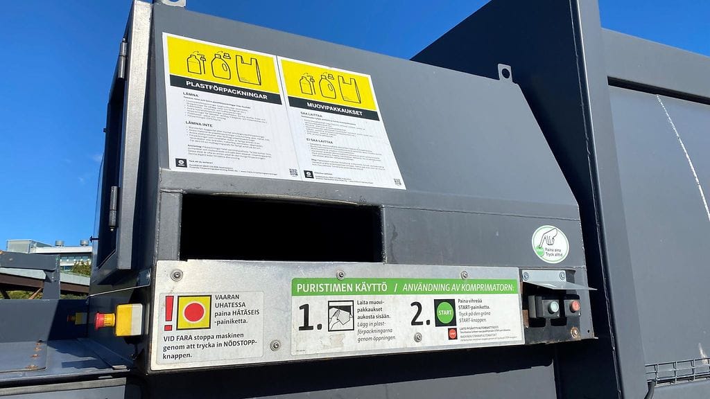 Muovikeräys, keräyspiste, muovi