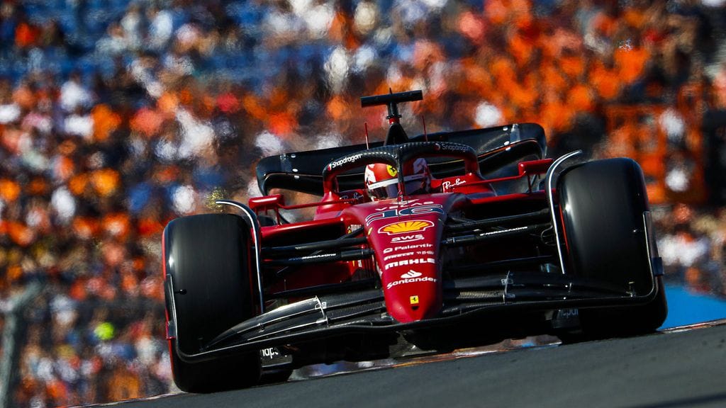 Charles Leclerc oli nopein Hollannin GP:n kolmansissa harjoituksissa.