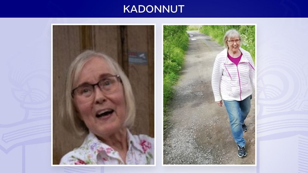 Länsi-Uudenmaan poliisi pyytää havaintoja kuvassa näkyvöstö Lohjalla kadonneesta naisesta.