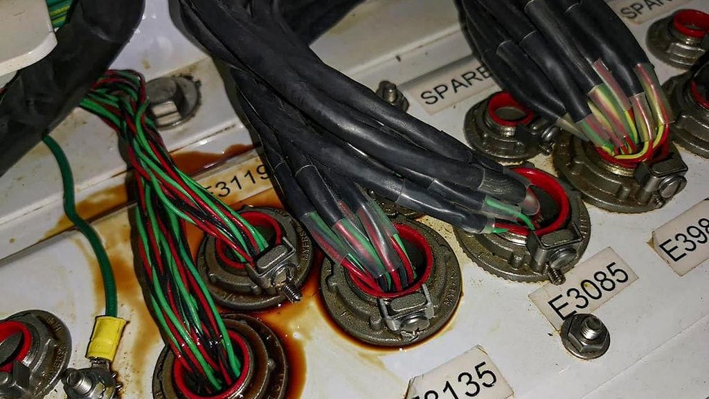 Gazpromin 3.9. toimittama kuva vuodosta.