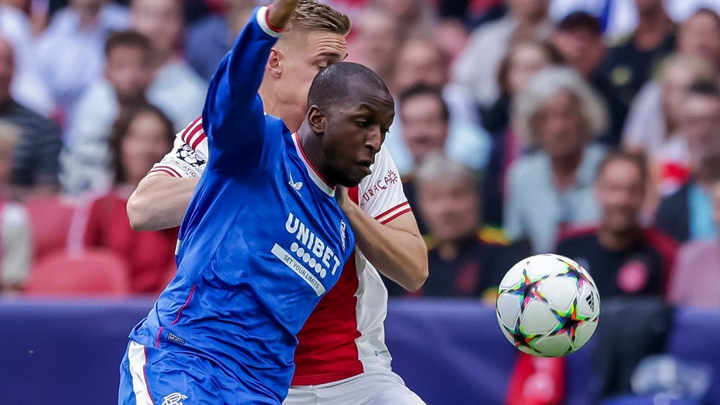 Glen Kamaran Rangers hävisi Ajaxille rumasti.