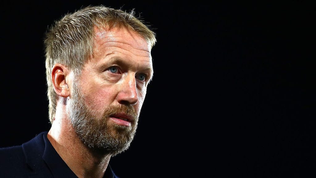 Graham Potter astuu Chelsean peräsimeen.