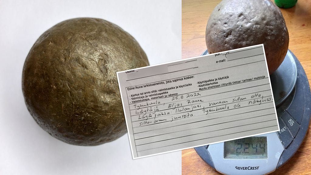 Eljas sai Porvoon museolta todistuksen muistoksi. KUVAT: Ville Ranne