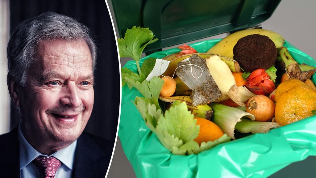 Sauli Niinistö ruokahävikki