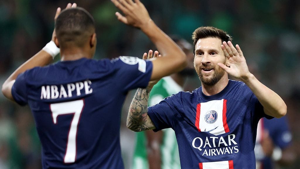 Lionel Messi maalasi PSG:n 1–1-tasoituksen Maccabi Haifan vieraana.