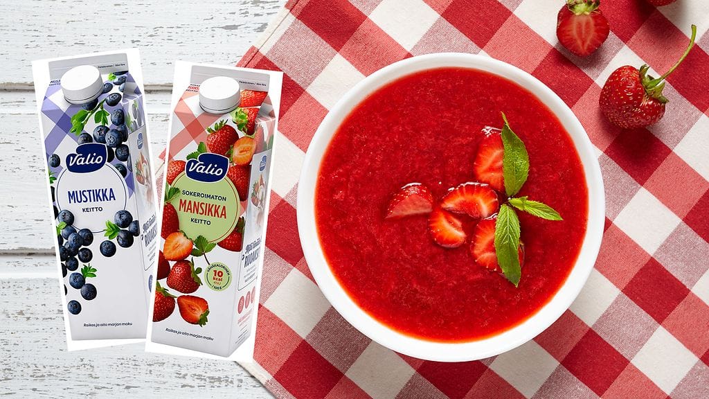 Muutamaan tuote-erään Valion marjakeittoja ja smoothieita on saattanut lipsahtaa kauran jäämiä.