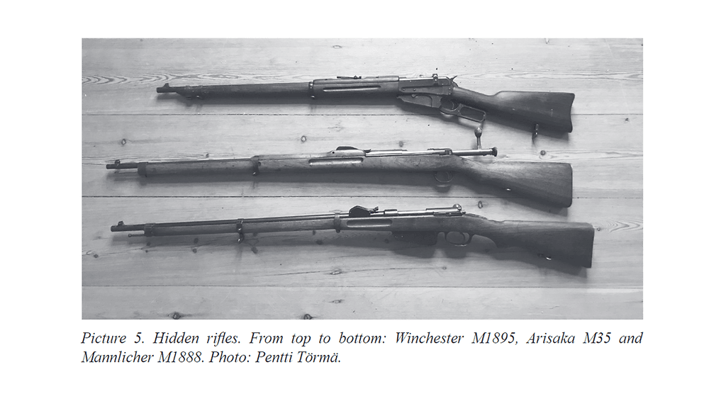 Kourlan kartani, kiväärit