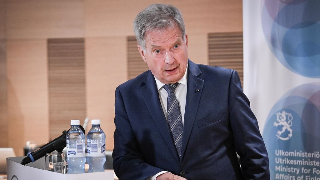 Presidentti Niinistö elokuussa.