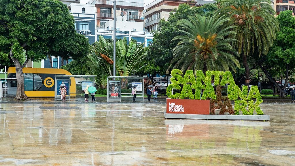 Hermine-myrsky Kanariansaarilla