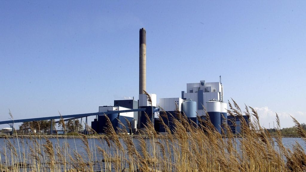 Fortumin Meri-Porin hiilivoimalaitos Porissa. Kuvituskuva.